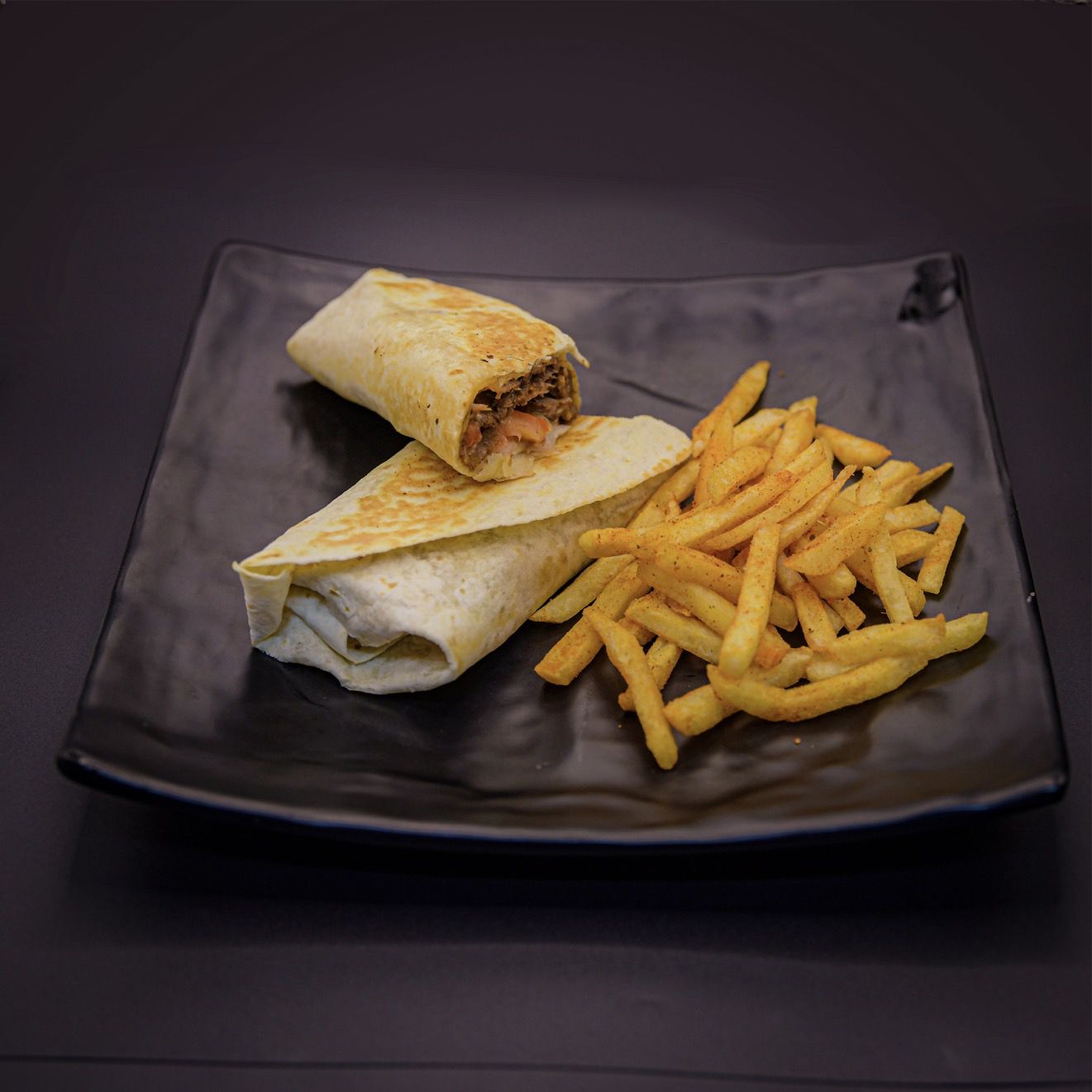 Beef Saj Wrap